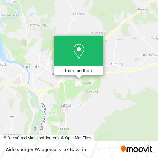 Aidelsburger Waagenservice map