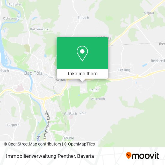 Immobilienverwaltung Penther map