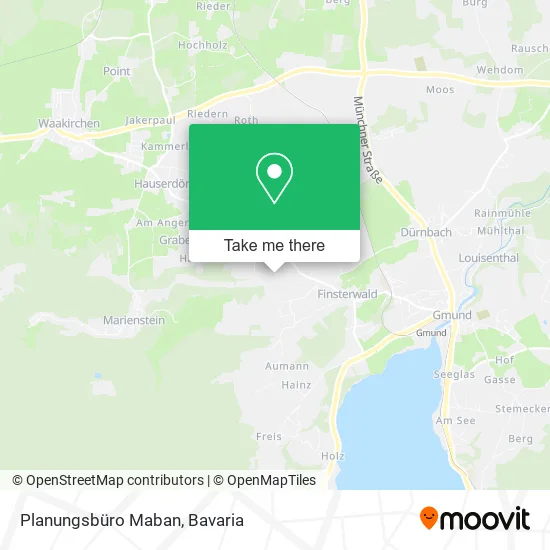 Карта Planungsbüro Maban