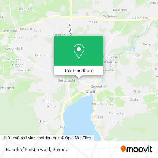 Карта Bahnhof Finsterwald