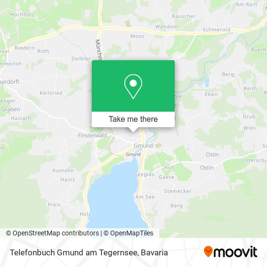 Карта Telefonbuch Gmund am Tegernsee