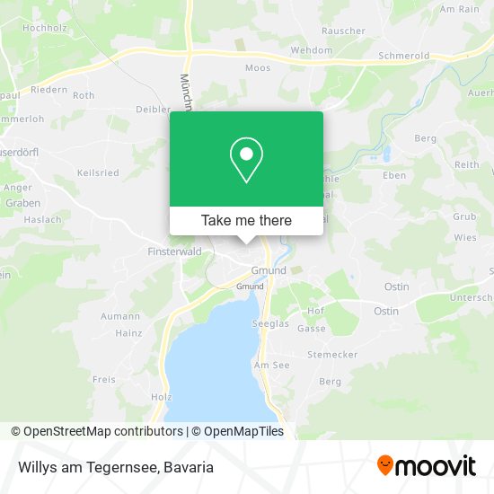 Willys am Tegernsee map