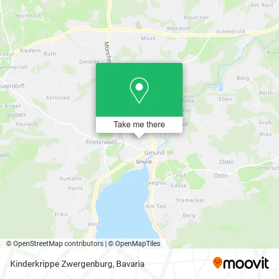 Карта Kinderkrippe Zwergenburg