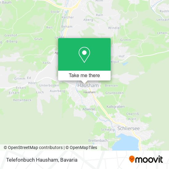 Карта Telefonbuch Hausham