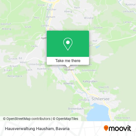Hausverwaltung Hausham map