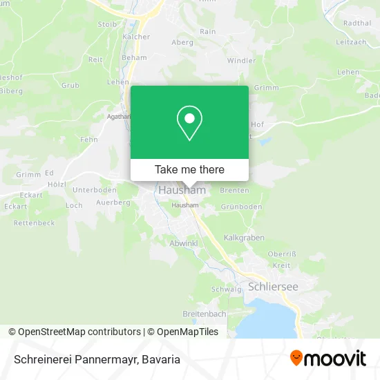 Карта Schreinerei Pannermayr
