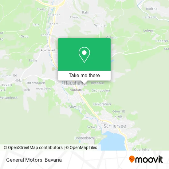 Карта General Motors