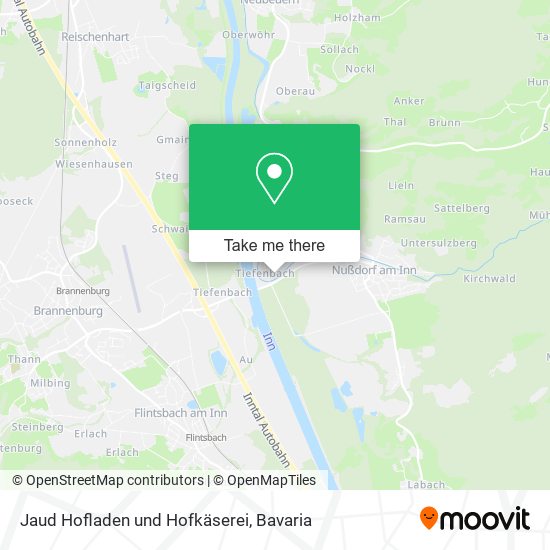 Jaud Hofladen und Hofkäserei map