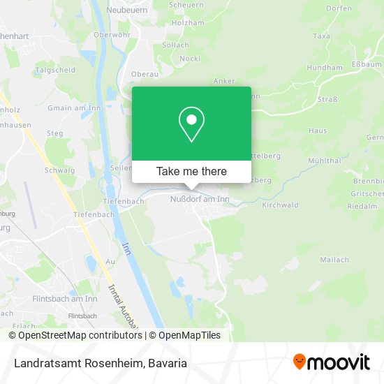 Landratsamt Rosenheim map