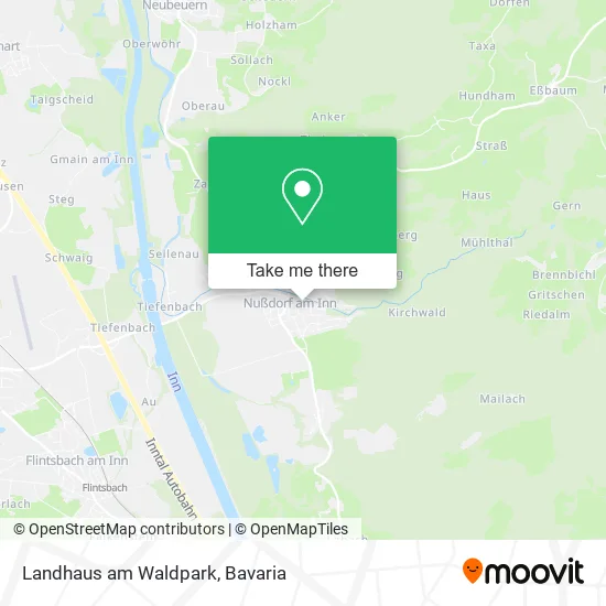 Карта Landhaus am Waldpark