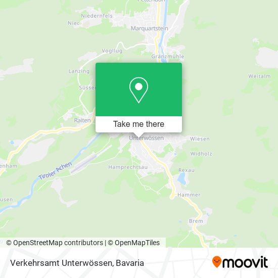 Verkehrsamt Unterwössen map