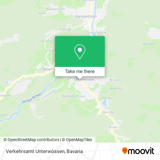 Карта Verkehrsamt Unterwössen