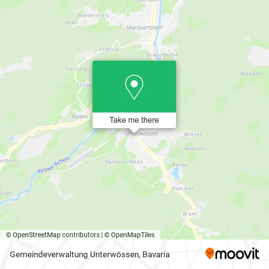 Карта Gemeindeverwaltung Unterwössen
