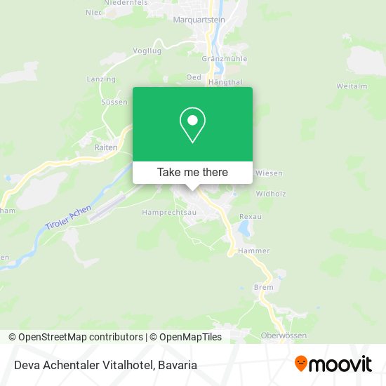 Deva Achentaler Vitalhotel map