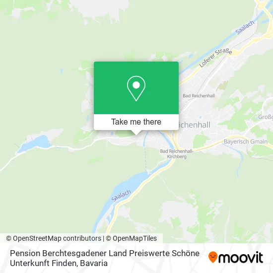 Карта Pension Berchtesgadener Land Preiswerte Schöne Unterkunft Finden