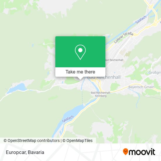 Europcar map