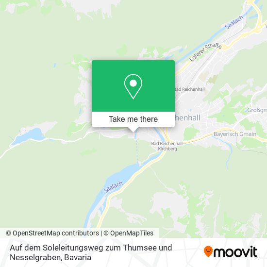 Auf dem Soleleitungsweg zum Thumsee und Nesselgraben map
