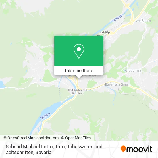 Карта Scheurl Michael Lotto, Toto, Tabakwaren und Zeitschriften