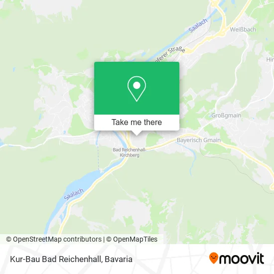 Карта Kur-Bau Bad Reichenhall