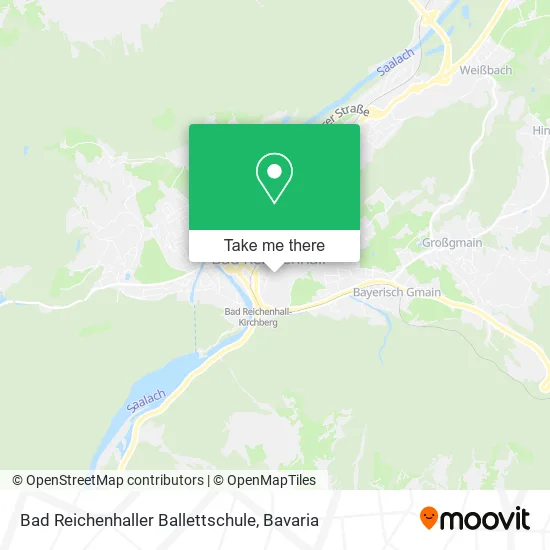 Bad Reichenhaller Ballettschule map