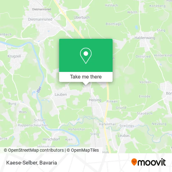 Карта Kaese-Selber