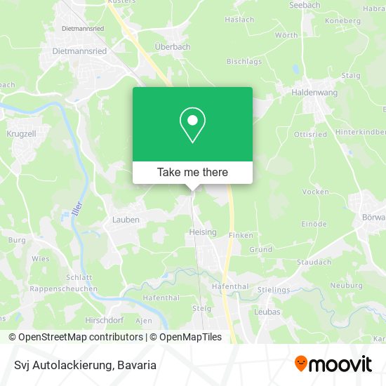 Карта Svj Autolackierung