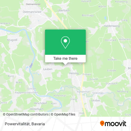 Карта Powervitalität