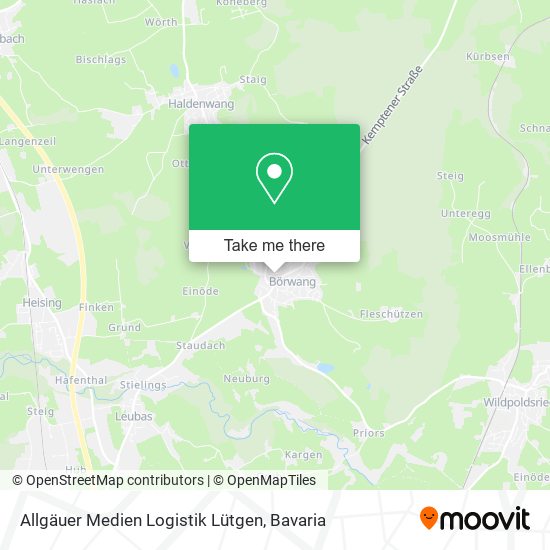 Allgäuer Medien Logistik Lütgen map