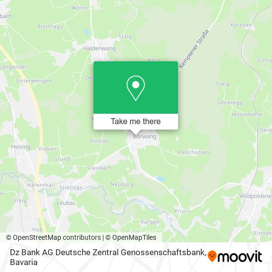 Dz Bank AG Deutsche Zentral Genossenschaftsbank map