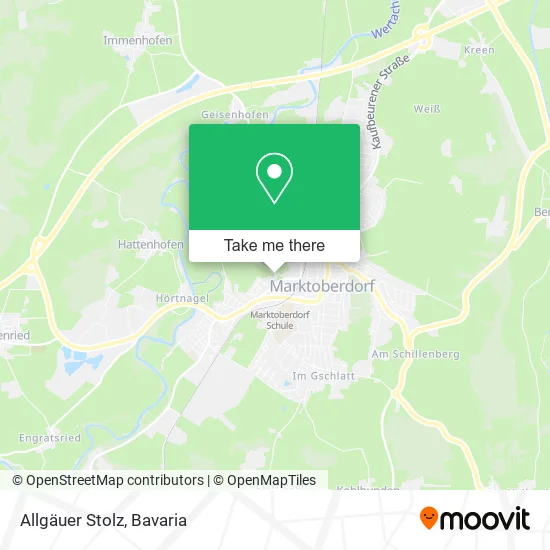 Карта Allgäuer Stolz
