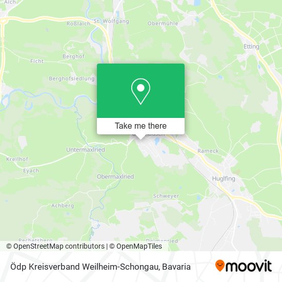 Ödp Kreisverband Weilheim-Schongau map