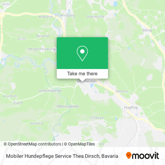Карта Mobiler Hundepflege Service Thea Dirsch