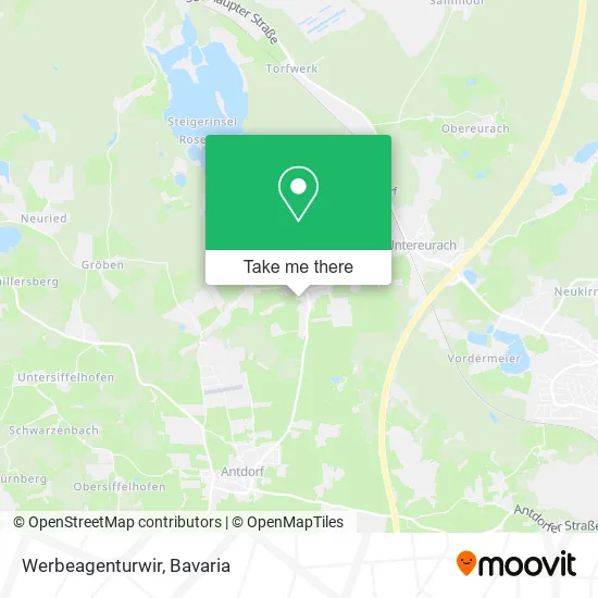 Карта Werbeagenturwir