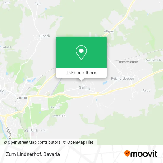 Карта Zum Lindnerhof