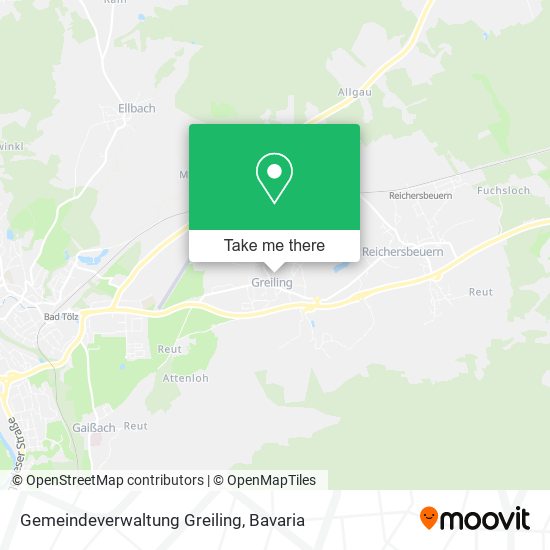 Карта Gemeindeverwaltung Greiling