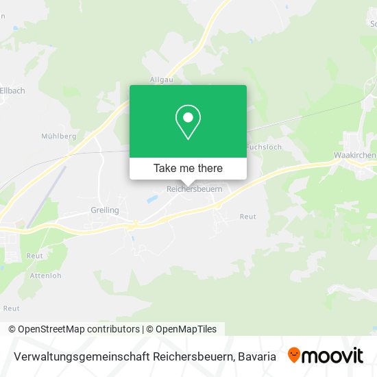 Verwaltungsgemeinschaft Reichersbeuern map