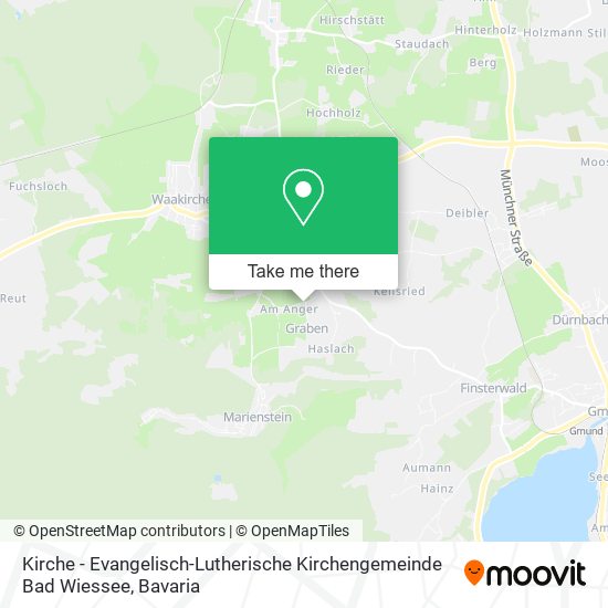 Kirche - Evangelisch-Lutherische Kirchengemeinde Bad Wiessee map