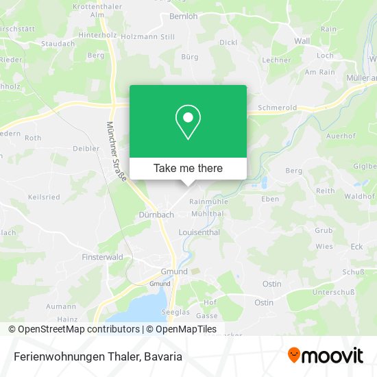 Ferienwohnungen Thaler map