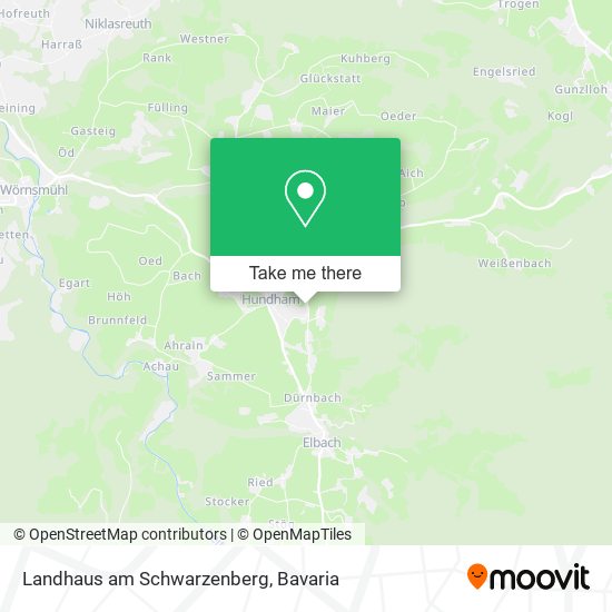Landhaus am Schwarzenberg map