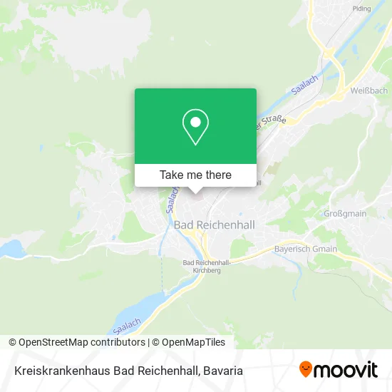 Карта Kreiskrankenhaus Bad Reichenhall