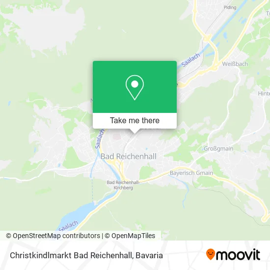 Карта Christkindlmarkt Bad Reichenhall