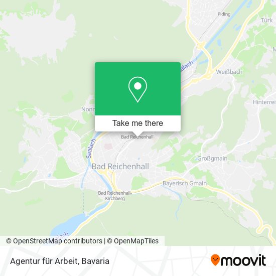 Карта Agentur für Arbeit