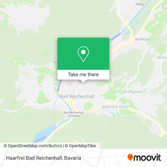 Haarfrei Bad Reichenhall map