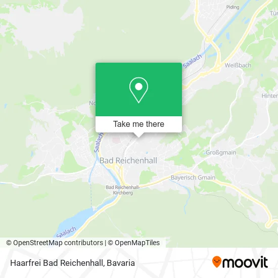 Карта Haarfrei Bad Reichenhall