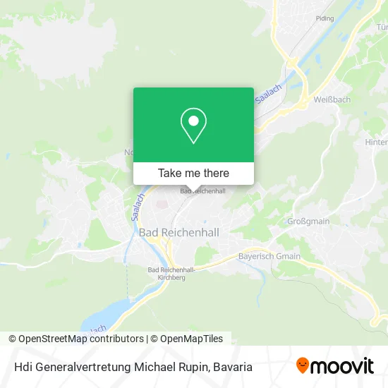 Карта Hdi Generalvertretung Michael Rupin