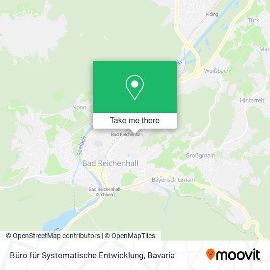 Карта Büro für Systematische Entwicklung