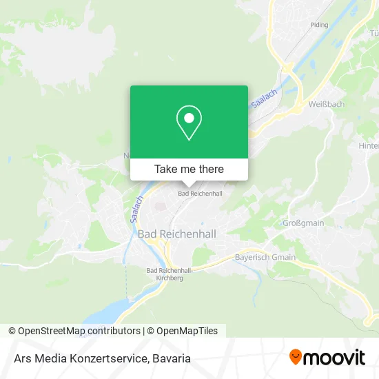 Карта Ars Media Konzertservice