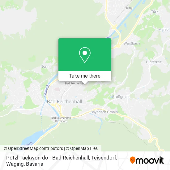 Карта Pötzl Taekwon-do - Bad Reichenhall, Teisendorf, Waging