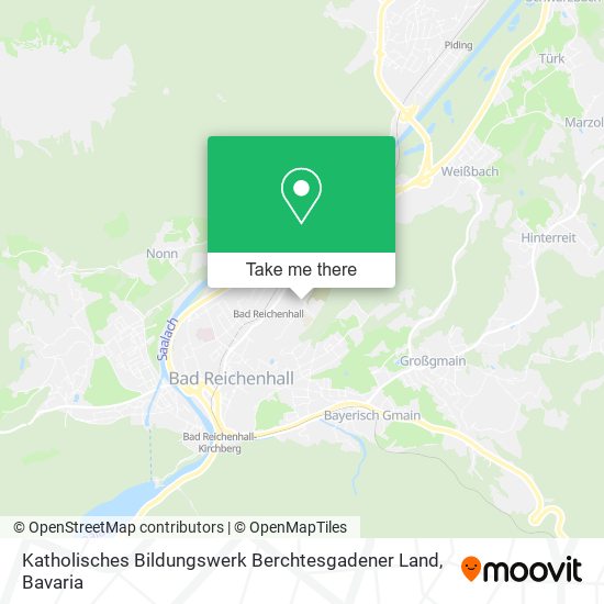 Katholisches Bildungswerk Berchtesgadener Land map