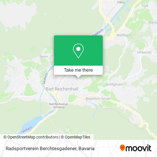 Карта Radsportverein Berchtesgadener